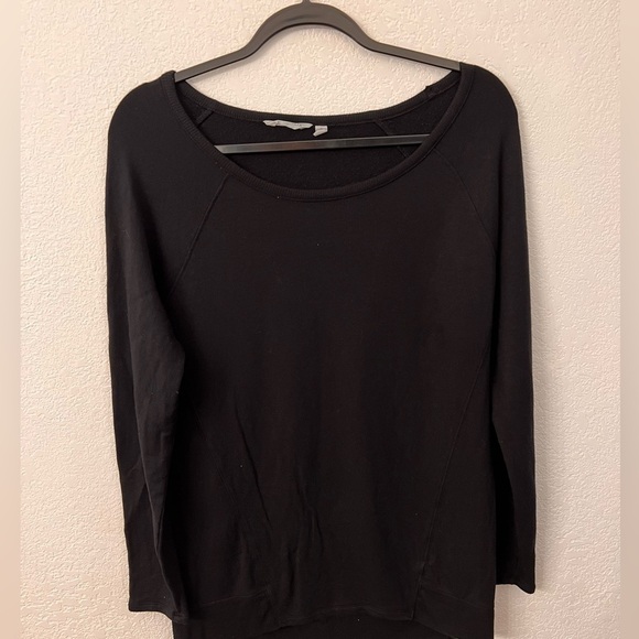 Athleta black soft long sleeve top blouse womens size small - Picture 9 of 9